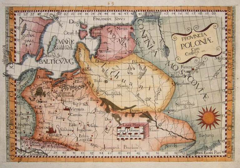 "PROVINCIA POLONIÆ Cum Confinys,"