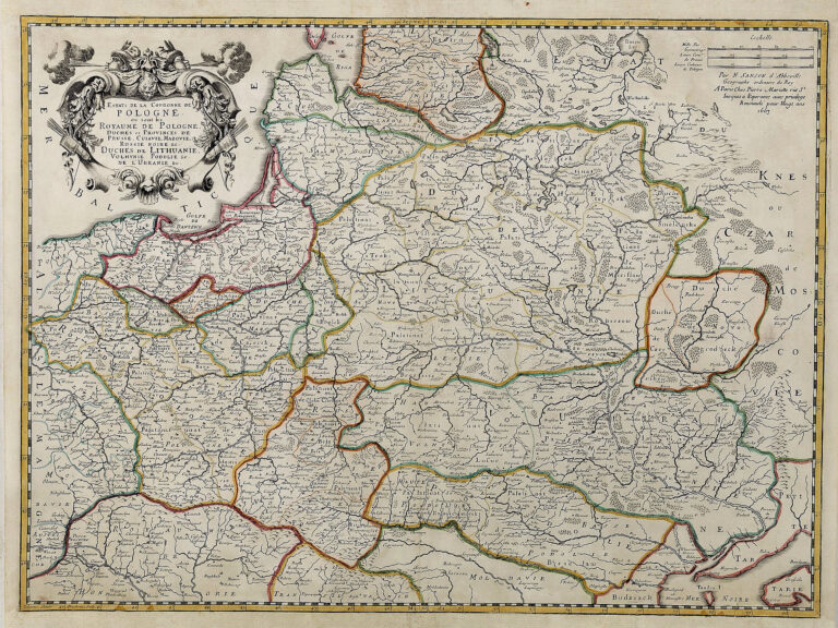 "Estats de la Couronne de POLOGNE ou sont les Royaume de Pologne...,"