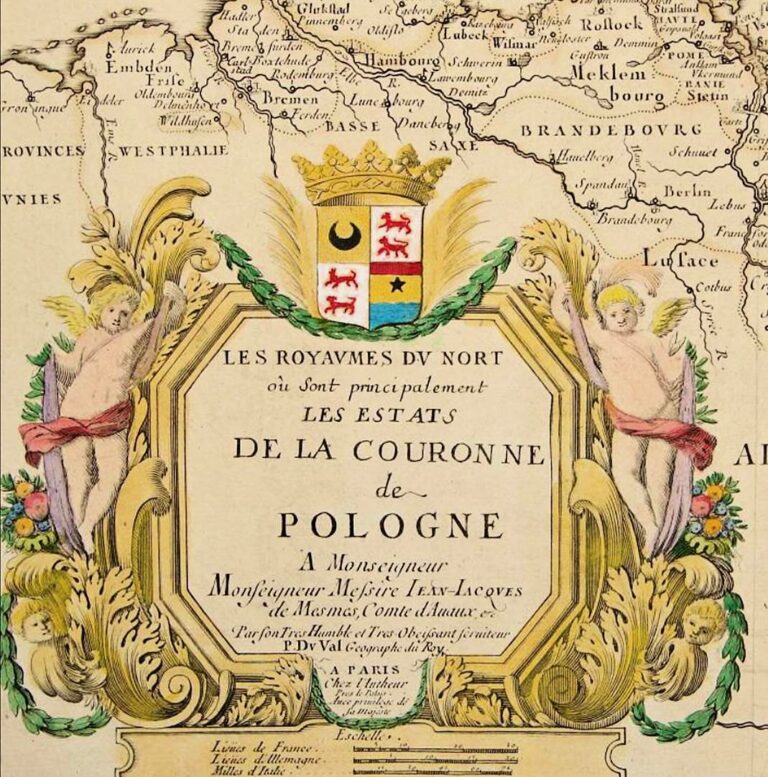 "Les Royaumes du Nort ou Sont principalement les Estats de la Couronne de Pologne..,"