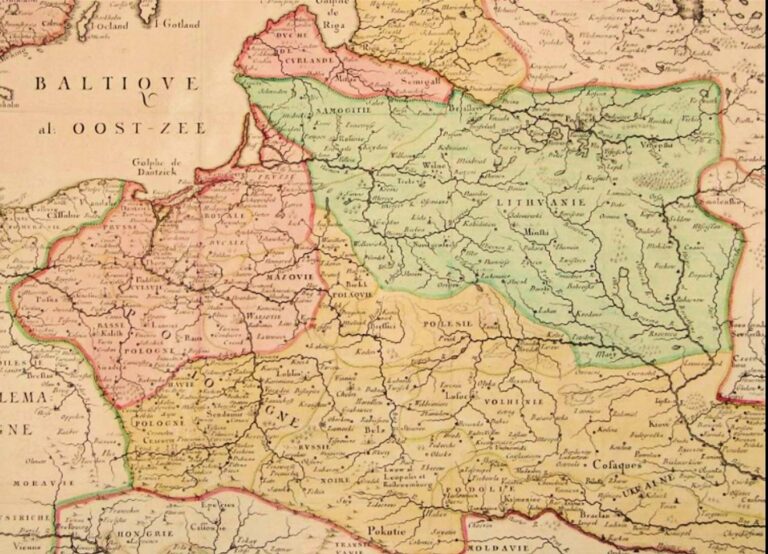 "Les Royaumes du Nort ou Sont principalement les Estats de la Couronne de Pologne..,"