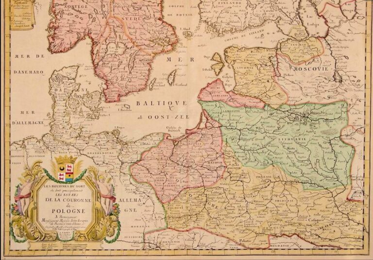 "Les Royaumes du Nort ou Sont principalement les Estats de la Couronne de Pologne..,"