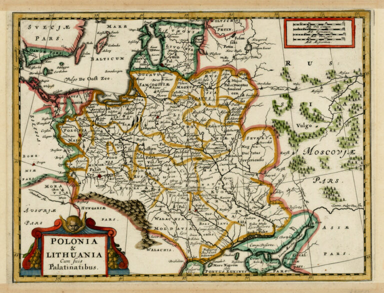 "POLONIA & LITHUANIA Cum suis Palatinatibus,"