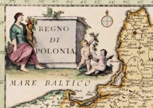 1740 detail of Delisle-Tirion- Albrizzi map from Albrizzi's Venice atlas