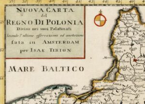 1750 detail of Delisle-Tirion- Albrizzi map from Albrizzi's 1750 Venice atlas