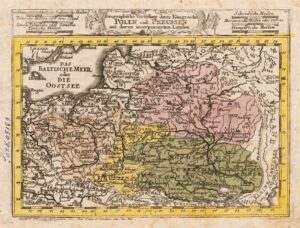 "Geographische Vorstellung derer Königreiche Polen und Preussen mit deren incorpoierten Landen"