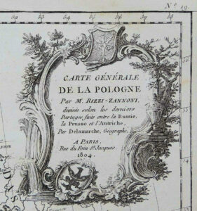 "CARTE GENERALE DE LA POLOGNE..."