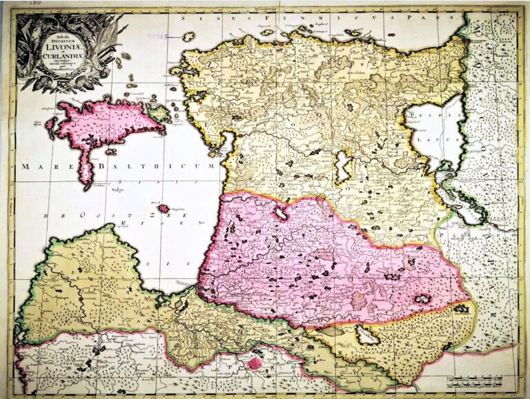 "Tabula Ducatuum Livoniӕ et Curlandiӕ: recentior incisa editaque per Gerardum Valck,"