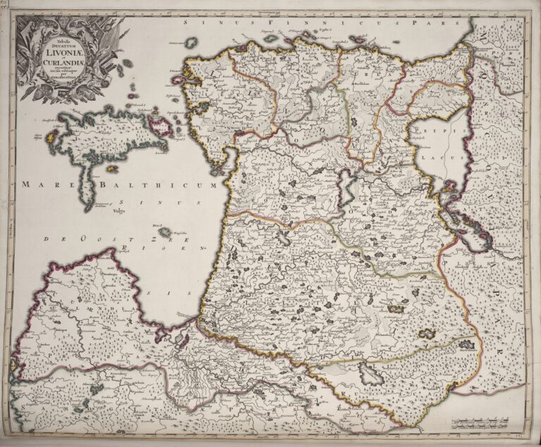 "Tabula Ducatuum Livoniӕ et Curlandiӕ: recentior incisa editaque per Gerardum Valck,"