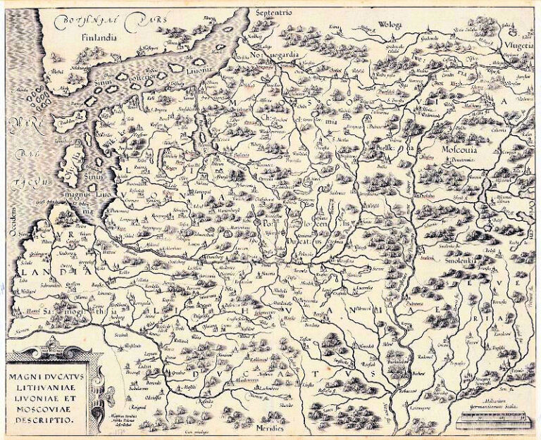 Magni Dvcatvs Lithvaniӕ Livoniӕ et Moscoviӕ Descriptio