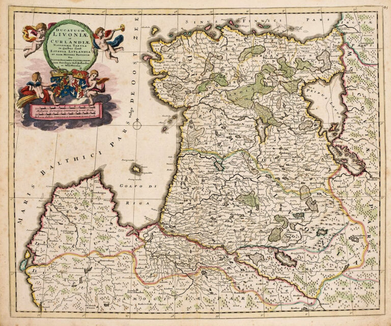 "Ducatuum Livoniæ et Curlandiæ Novissima Tabula in Quibus sunt Estonia Litlandia..,"