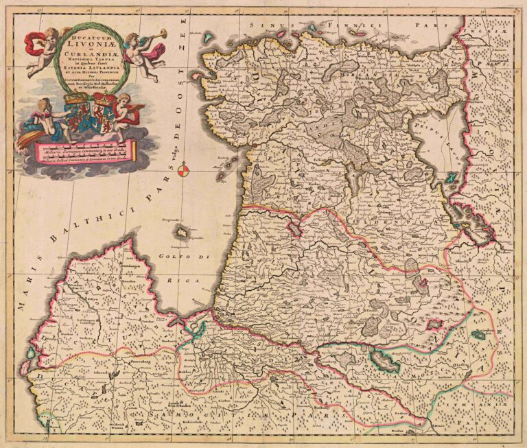"Ducatuum Livoniæ et Curlandiæ Novissima Tabula in Quibus sunt Estonia Litlandia..,"
