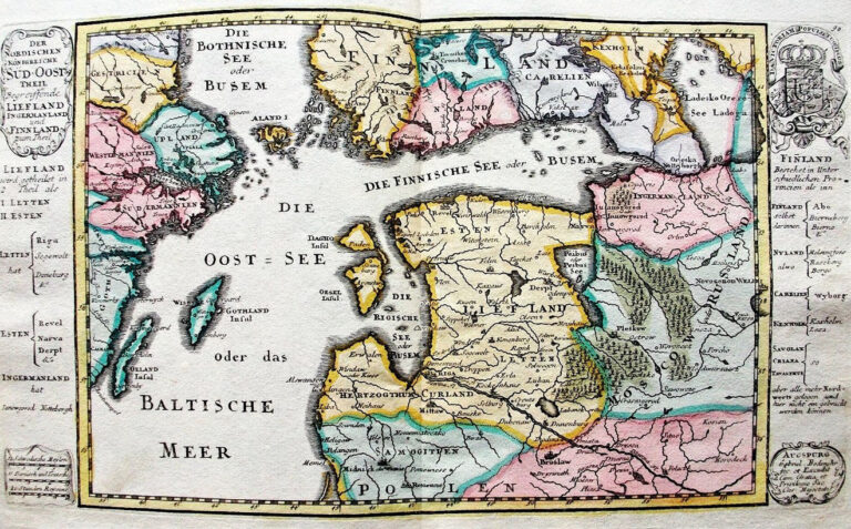 "Der Nordischen Königreich - Süd-Ost Thiel: Begreiffende Liefland, Ingermanland, und Finnland, zum Thiel,"