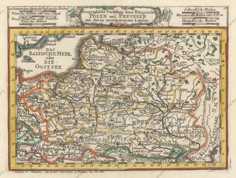 "Geograph- ische Vorstellung derer Königreiche Polen..,"