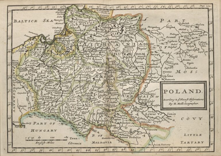 "POLAND, According to neweft obfervations,"