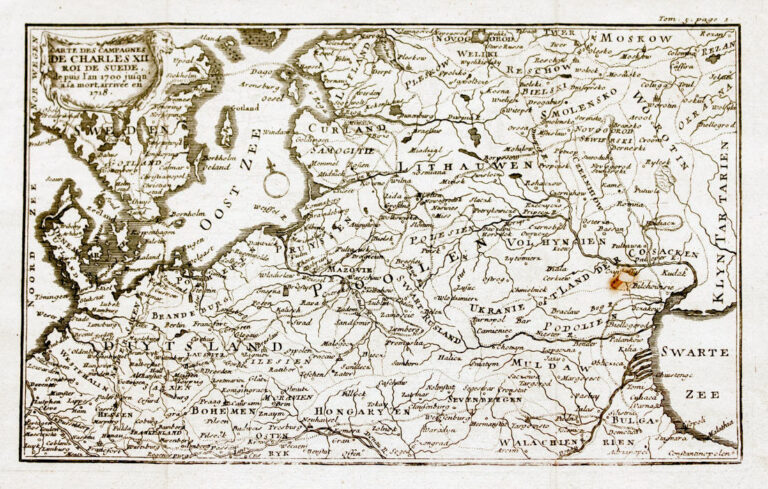 "Carte des Campagnes, De Charles XII..."