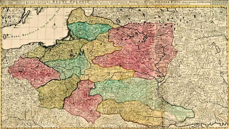 "Reipublicæ et Status Generalis Poloniæ Nova Tabula, Comprehen- dens Maioris et Minoris Poloniæ Regni..."