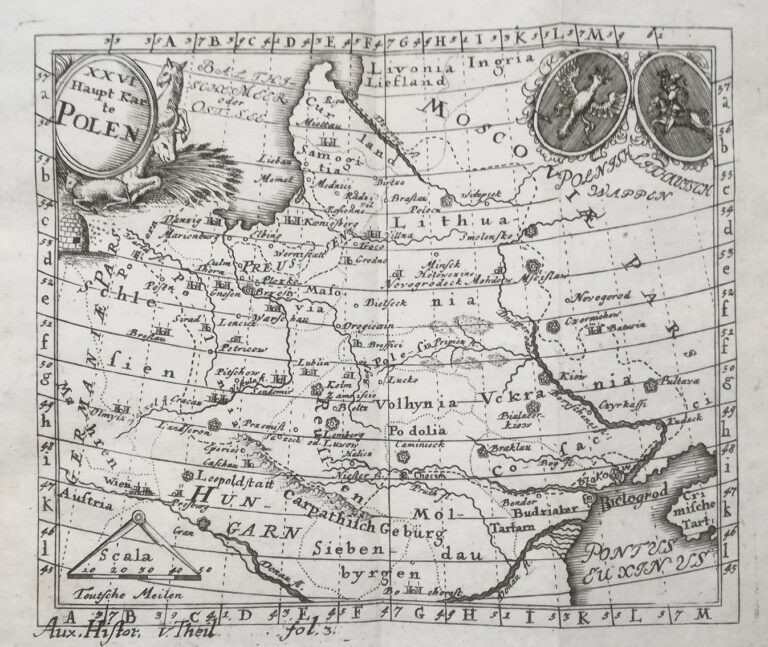 "XXVI Haupt Karte Polen,"