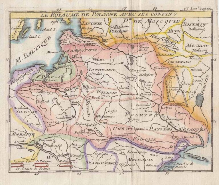 "LE ROYAUME DE POLOGNE AVEC SES CONFINS,"