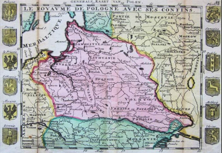 "LE ROYAVME DE POLOGNE AVEC SES CONFINS,"