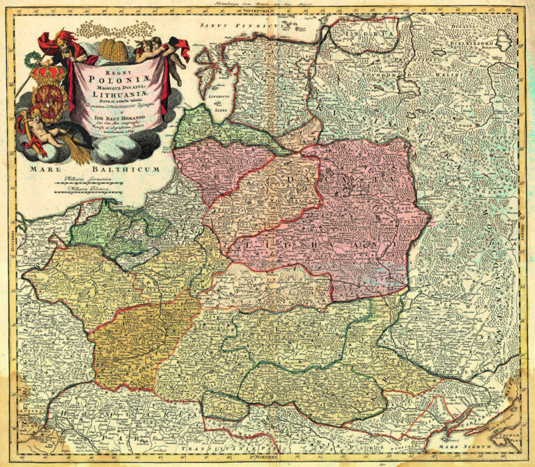 "Regni Poloniӕ, Magnique Ducatus g. Lithuaniӕ Nova et exacta tabula, ad mentem STAROVOLCII descripta"