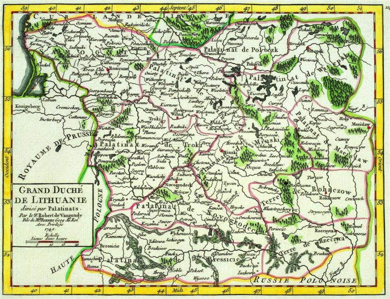 "Grand Duche de Lithuanie Divise par Palatinats,"