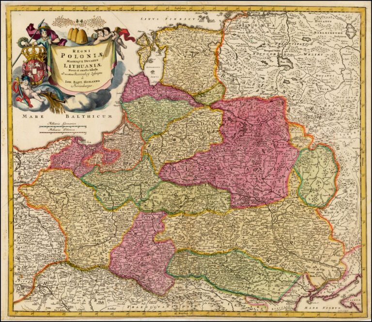 "Regni Poloniæ Magnique Ducatus Lithuaniæ nova et exacta ad mentem Starovolcii descripta,"