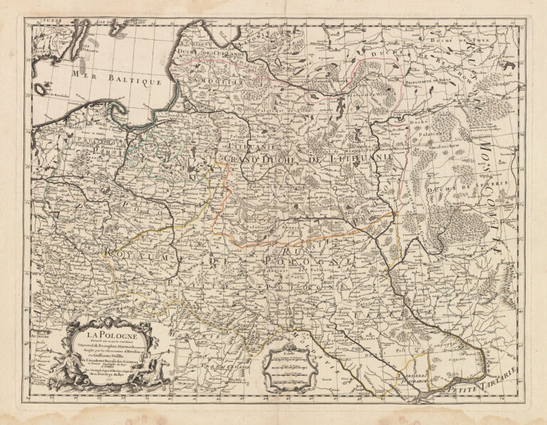 "La Pologne. Dressee sur ce qu'en ontdonne Starovolsk, Beauplan, Hartnoch..,"