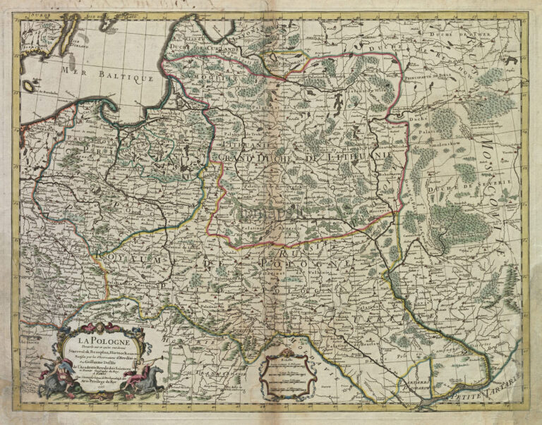 "La Pologne. Dressee sur ce qu'en ontdonne Starovolsk, Beauplan, Hartnoch..,"