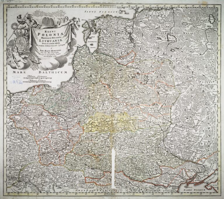 "Regni Poloniӕ, Magnique Ducatus g. Lithuaniӕ Nova et exacta tabula, ad mentem STAROVOLCII descripta"