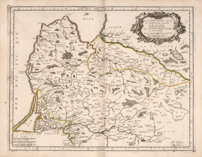 "La CURLANDE Duche et SEMIGALLE autrefois de la LIVONIE. La SAMOGITE Duche en LITUANIE,"