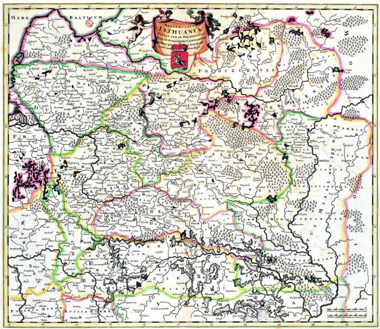 "Magni Ducatus Lithuaniæ, Divisa Tam In Palatinatus,"