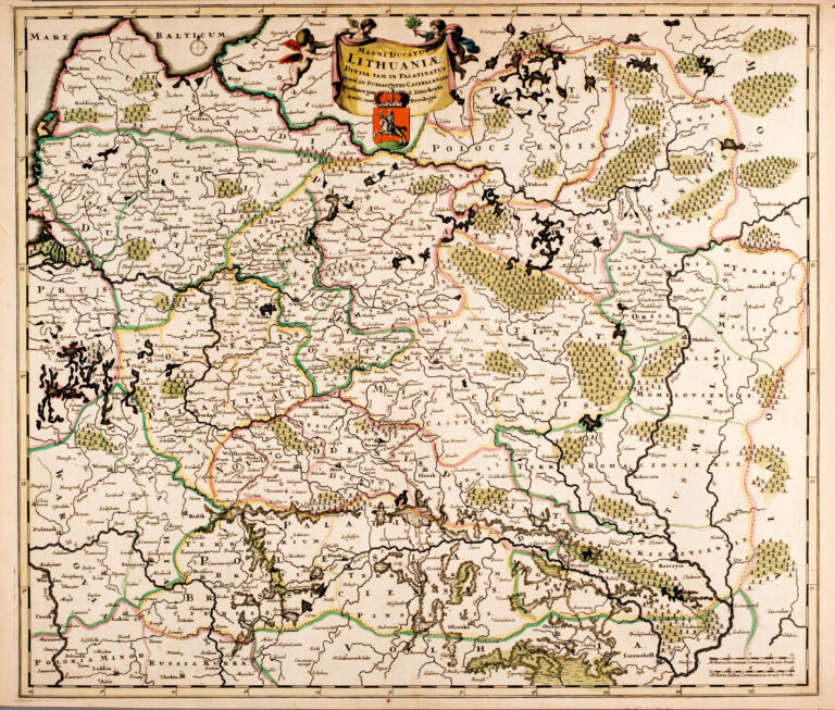"Magni Ducatus Lithuaniæ, Divisa Tam In Palatinatus,"