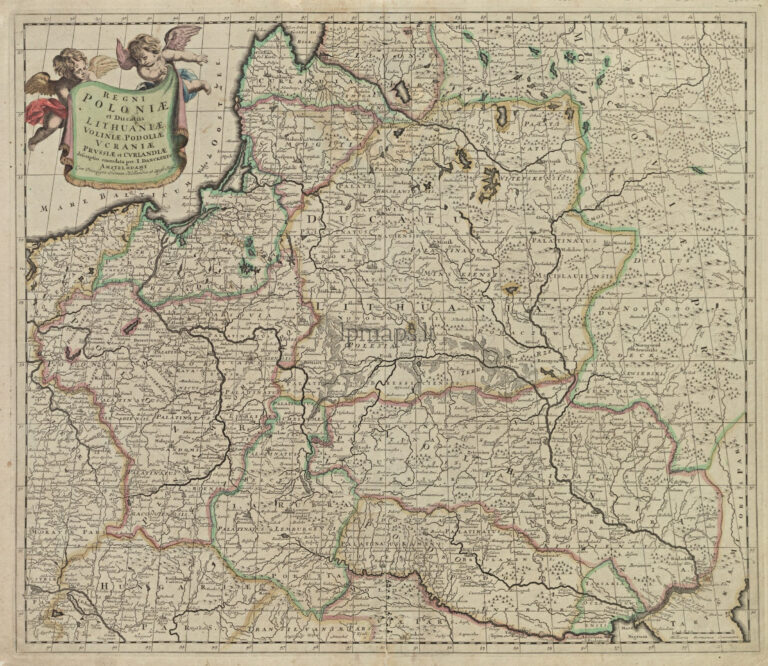 "Regni Poloniӕ et  Ducatus Lithuaniӕ Voliniӕ Podoliӕ Vcraniӕ Prvssiӕ et Cvrlandiӕ,"