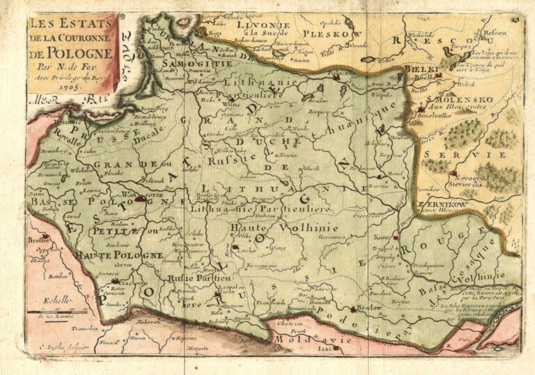 "Les Estats de la Couronne de  Pologne,"