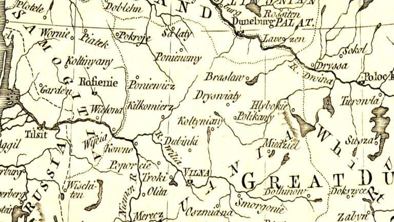 "A MAP of the Eastern Part of POLAND,"
