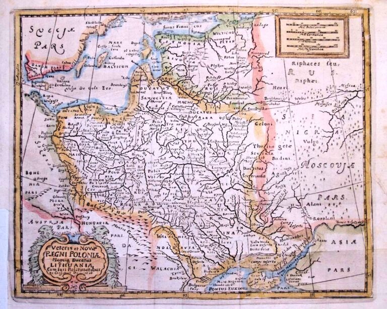 "Veteris et Novæ Regni Poloniæ Magniq Ducatus Lithuaniæ cum suis Palatinatibus ac Confinus descriptio,"
