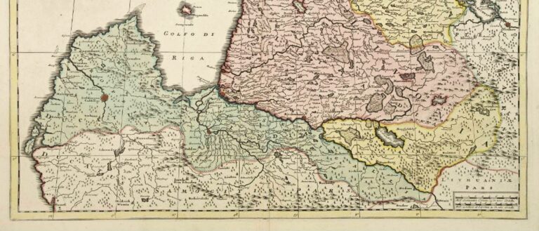 "Ducatuum Livoniæ et Curlandiæ Novissima Tabula in Quibus sunt Estonia Litlandia..,"  (bottom part of the page)