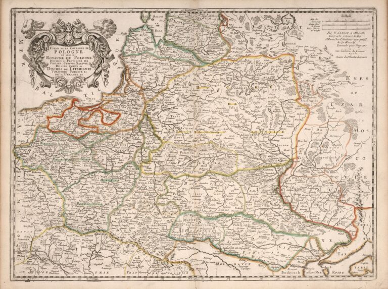 "Estats de la  Couronne de POLOGNE...Duchés de Lithuanie ..."