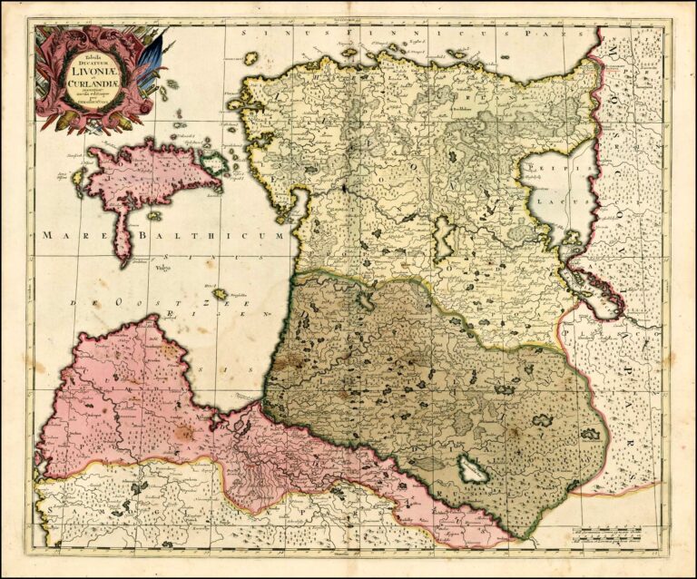 "Tabula DUCATUUM LIVONIÆ et CURLANDIÆ..."