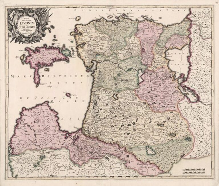 "Tabula DUCATUUM LIVONIÆ et CURLANDIÆ..."