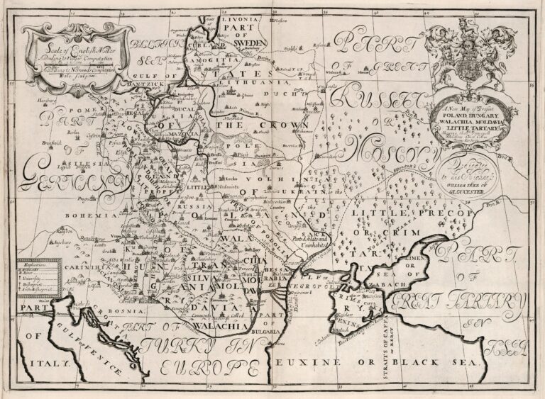 "A New Map of Present POLAND, HUNGARY WALLACHIA, LITTLE TARTARY,"