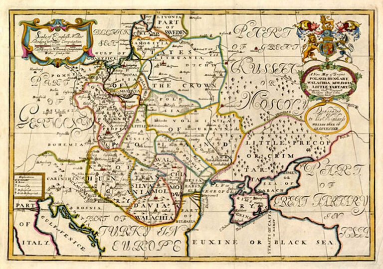 "A New Map of Present POLAND, HUNGARY WALLACHIA, LITTLE TARTARY,"