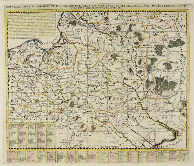 "NOUVELLE CARTE DU ROYAUME DE POLOGNE...Tome. 4 No. 21,"