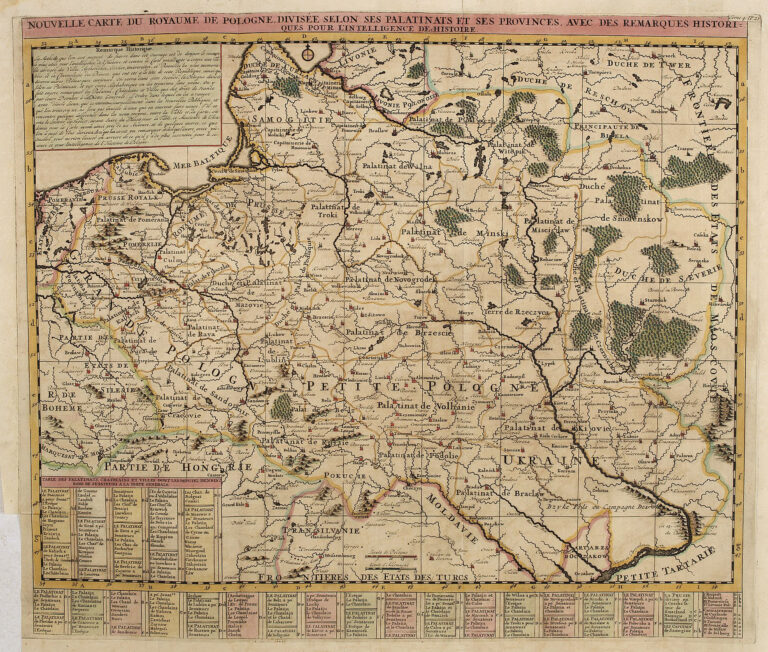 "NOUVELLE CARTE DU ROYAUME DE POLOGNE...Tome. 4 No. 21,"