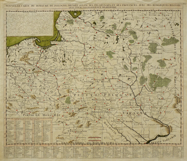 "NOUVELLE CARTE DU ROYAUME DE POLOGNE...Tome. 4 No. 21,"
