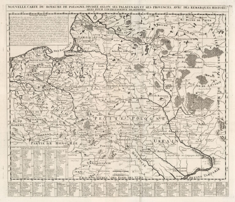 "NOUVELLE CARTE DU ROYAUME DE POLOGNE...Tome. 4 No. 21,"