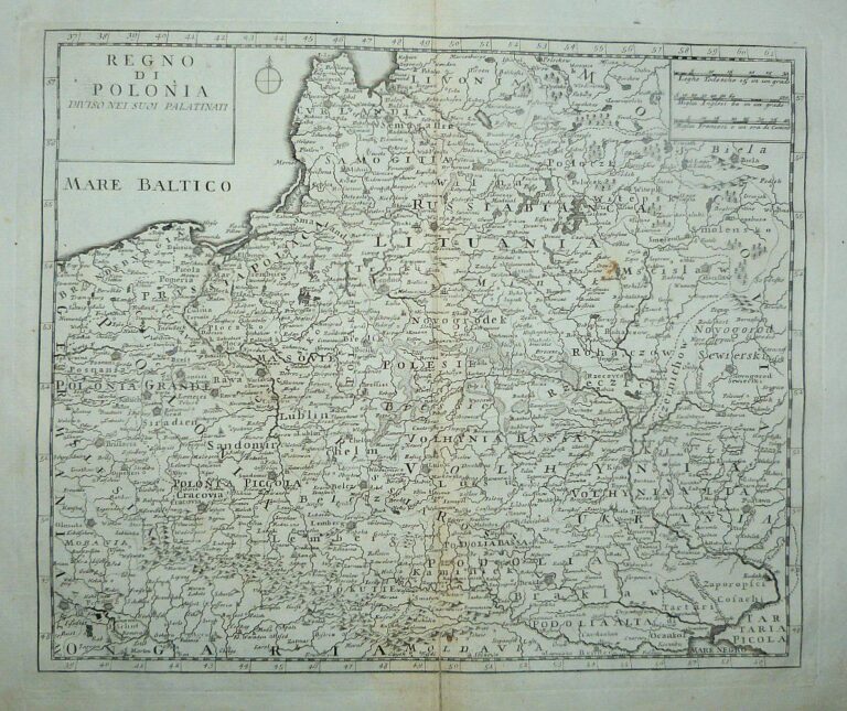 "REGNO DI POLONIA, diviso nei suoi  Palatinati,"