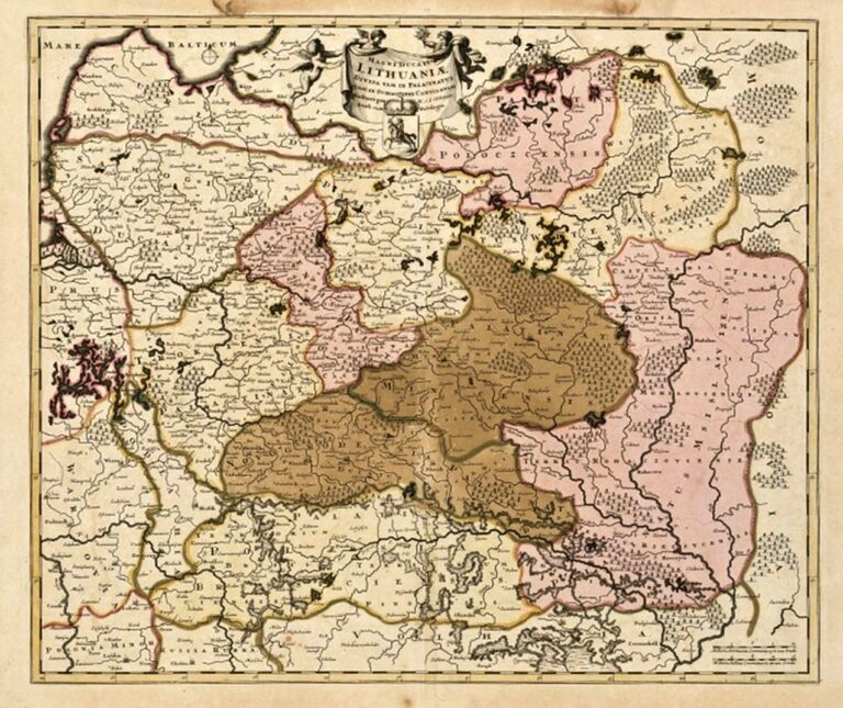 "Magni Ducatus Lithuaniæ Divisa tam in Palatinatus,"