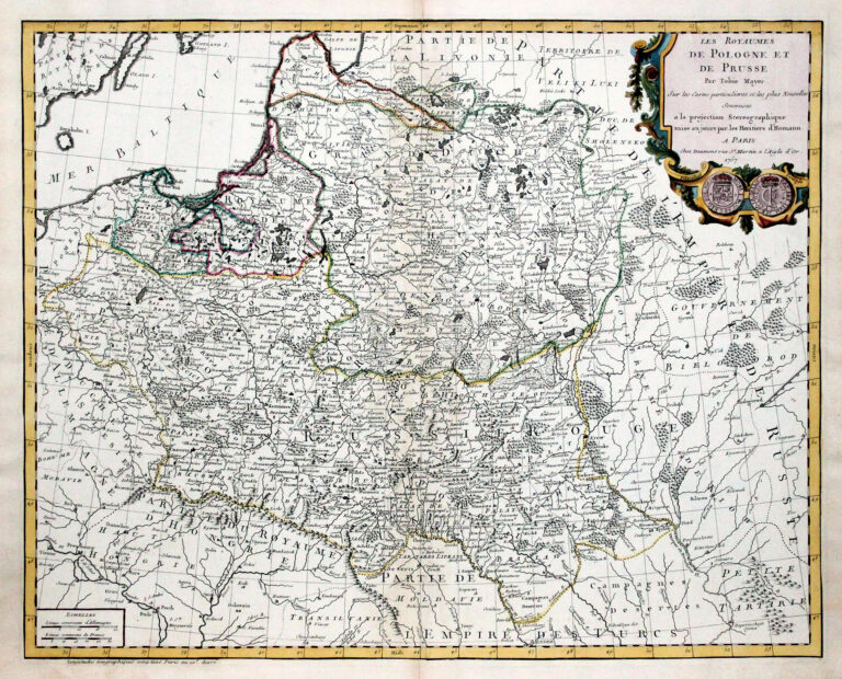 "Les Royaumes de Pologne et de Prusse Par Tobias Mayer..."