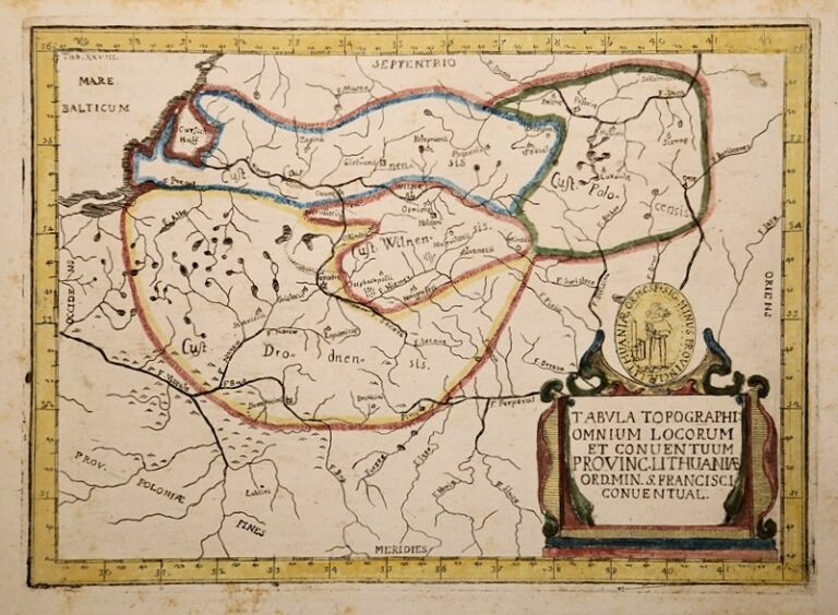 "Tabula Topographica Omnium Locorum et Conventuum Provinc. Lithuaniæ...,"